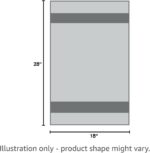 Ritz Premium Embroidered Microfiber Pet Towel (3-Pack), 18" x 28", Highly Absorbent, Fast-Drying, Long-Lasting, Super Soft 80% Polyester and 20% Polyamide Pet Cloth, Grey - Image 7