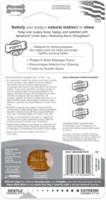 Nylabone Ring Bone Chew Toy for Puppies, Puppy Teething Toys, Puppy Enrichment Toys, Chicken Flavor, X-Small Dogs - Up to 15 lbs, 1 Count - Image 10