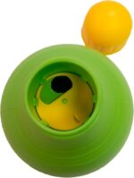 Starmark Bob-A-Lot Interactive Dog Pet Toy, Large, Yellow/Green/Purple - Image 5