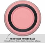 Loving Pets Bella Dog Bowls- Stainless Steel Dog & Cat Bowls - Spill Proof Dog Food Bowl, Cat Bowl, Puppy Essentials & Pet Supplies Great for Home & Travel (Large 35-65 lbs, Coastal Pink) - Image 3