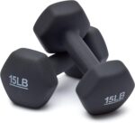 Amazon Basics Neoprene Dumbbell Hand Weights for Exercise and Muscle Toning - Image 2