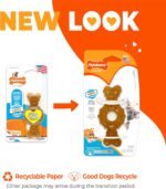 Nylabone Ring Bone Chew Toy for Puppies, Puppy Teething Toys, Puppy Enrichment Toys, Chicken Flavor, X-Small Dogs - Up to 15 lbs, 1 Count - Image 2