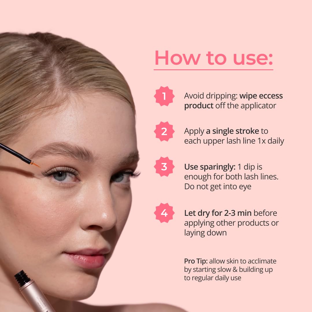 ForChics Eyelash Growth Serum - Prostaglandin-Free Lash Enhancing Serum for Longer, Thicker Lashes and Brows- Natural Formula, Visible Results in 2 Weeks - Vegan, Hormone-Free 0.10 fl. oz / 3ml - Image 7