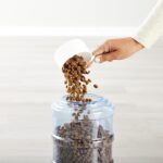 Amazon Basics Gravity Pet Food Feeder for Dogs and Cats, Easy to Clean, Easy to Fill, Removable Lid, 6-Pound Capacity, Small, Gray - Image 5