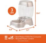 Petmate Pet Cafe Feeder Dog and Cat Feeder Pearlescent Colors 3 Sizes, Made in USA - Image 3
