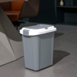 Ashfield & Harkness: Airtight Pet Food Storage Container - 23 Qt, Grey - Holds 20 lbs, Lightweight Bin & Measuring Scooper, Dogs-Cats-Animal Supplies - Image 8