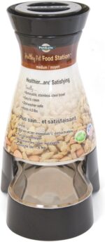 PetSafe Healthy Pet Food Station - Automatic Indoor Gravity Cat & Dog Feeder - Space-Saving Self Feeder - Easy to Clean - Medium - Up to 4 lb Kibble Capacity - Image 4