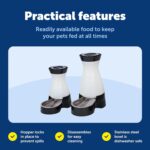 PetSafe Healthy Pet Food Station - Automatic Indoor Gravity Cat & Dog Feeder - Space-Saving Self Feeder - Easy to Clean - Medium - Up to 4 lb Kibble Capacity - Image 7