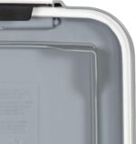 Amazon Basics Airtight Pet Food Storage Container with Scoop, BPA Free, Removable Wheels, 69 QT, Gray - Image 7