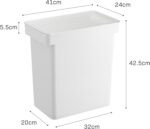 YAMAZAKI Home Tower Airtight Pet Food Storage Container - Cat And Dog Food Holder Bin With Transparent Lid And Handle - Extra Large - Polypropylene - 6.6 Gallons, 25 Liters - Image 8