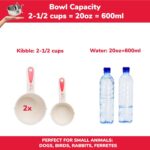 SPOT Stainless Steel Coop Cup with Wire Hooks – Durable, Chew-Resistant Food/Water Bowl for Cages & Crates, Easy Install & Removable, for Cats, Dogs, Birds & Reptiles - 20 Oz (2.5 Cups) - Image 2