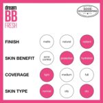 Maybelline Dream Fresh Skin Hydrating BB cream, 8-in-1 Skin Perfecting Beauty Balm with Broad Spectrum SPF 30, Sheer Tint Coverage, Oil-Free, Light/Medium, 1 Fl Oz - Image 6