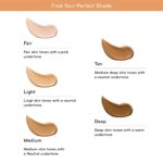 pūrlisse Perfect Glow BB Cream Concealer - Hydrating Under Eye Concealer with Jasmine and Goji & Hawthorn Berry - Oil Free Makeup for Dark Circles, Redness & Fine Lines - Fair (0.34 oz) - Image 6