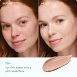 pūrlisse Perfect Glow BB Cream with SPF 30 - Matte Meets Dewy Finish - Enriched with Goji & Hawthorn Berry to Help Improve Skin Texture & Radiance - Fair (1.4 oz) - Image 4