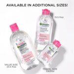 Garnier Micellar Cleansing Water, All-in-1 Makeup Remover and Facial Cleanser, For All Skin Types, 3.4 Fl Oz (100mL), 1 Count (Packaging May Vary) - Image 8