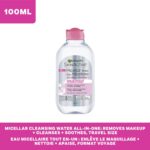 Garnier Micellar Cleansing Water, All-in-1 Makeup Remover and Facial Cleanser, For All Skin Types, 3.4 Fl Oz (100mL), 1 Count (Packaging May Vary) - Image 9