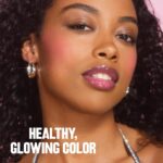 Revlon Glimmer Blush Drops, Liquid Blush for Cheeks, Liquid to Velvety Powder Finish, Glowy, High Pigment, 102 Pink It Over, 0.32 fl oz - Image 7