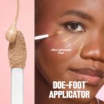 Revlon Glimmer Correcting Concealer, Liquid Under Eye Makeup, Made with Caffeine, Vitamin C, & Stevioside, 115 Yellow, 0.3 fl oz - Image 8