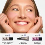 Saie Glowy Super Gel - Hydrating Makeup Primer and Illuminating Glow Serum Enriched with Vitamin C and Squalane Oil - All-Over Liquid Highlighter Makeup for Instant Glass Skin - Roseglow (1 oz) - Image 6