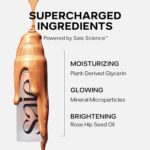 Saie Glowy Super Gel - Hydrating Makeup Primer and Illuminating Glow Serum Enriched with Vitamin C and Squalane Oil - All-Over Liquid Highlighter Makeup for Instant Glass Skin - Roseglow (1 oz) - Image 7