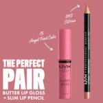 NYX PROFESSIONAL MAKEUP Butter Gloss, Non-Sticky Lip Gloss - Angel Food Cake (True Mauve) - Image 4