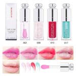 GECOMO Hydrating Lip Glow Oil, Lip Oil Gloss Transparent Toot Tinted Nourishing Long Lasting Repairing Lightening Lip Lines (SAKURA) 0.2 OZ - Image 7
