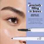 e.l.f. Instant Lift Brow Pencil, Dual-Sided, Precise, Fine Tip, Shapes, Defines, Fills Brows, Contours, Combs, Tames, Taupe, 0.006 Oz - Image 5