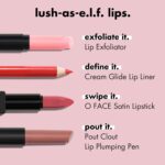 e.l.f. Cream Glide Lip Liner, Highly-Pigmented Pencil For Shaping & Sculpting Lips, Semi-Matte Finish, Vegan & Cruelty-Free, Pinky Swear - Image 3
