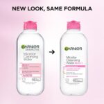 Garnier Micellar Water, Hydrating Facial Cleanser & Makeup Remover, Suitable for Sensitive Skin, Vegan, Cruelty Free, 13.5 Fl Oz (400mL), 1 Count - Image 10