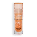 Revolution Beauty London, Pout Lip Oil, Nourishing Tinted Lip Oil, High Shine, Non-Sticky Finish, Vegan & Cruelty-Free, Honey Shimmer, 0.13 oz - Image 7