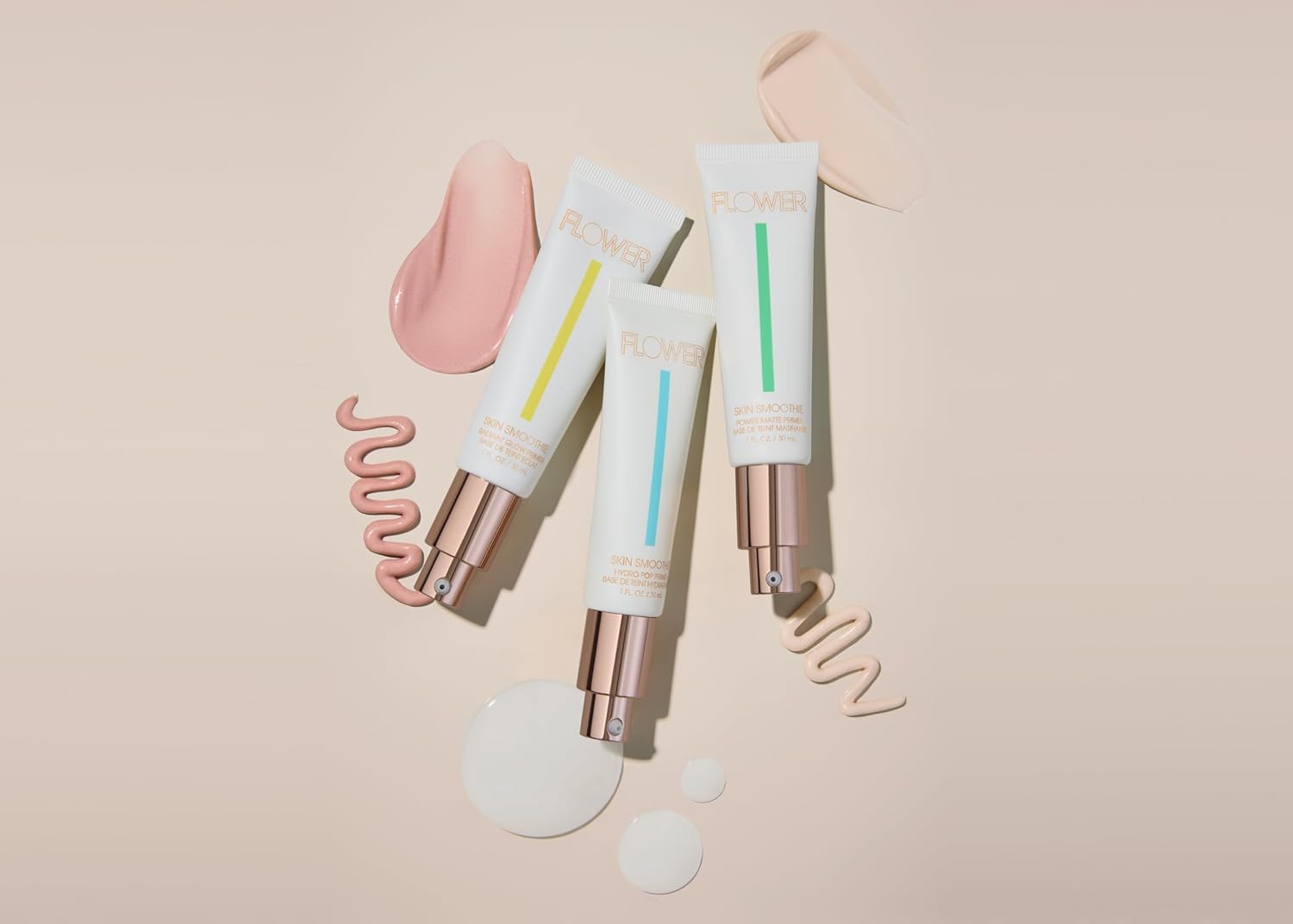 FLOWER BEAUTY By Drew Barrymore Skin Smoothie Hydro Pop Makeup Primer - Hydrating + Cooling - Lightweight feel + Absorbs Quickly - Grips Makeup for Long Lasting wear + Moisturizing - For All Skin Types - Image 2