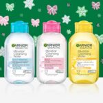 Garnier SkinActive Micellar Water Gift Set, Face Cleansing Holiday Skin Care Kit with Travel Size Micellar Facial Cleansers, Includes Original, Waterproof and Vitamin C Formulas, 1 Kit - Image 2