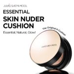 JUNG SAEM MOOL Essential Skin Nuder Cushion | Natural Finish, Buildable Coverage Cushion Foundation by Korean Makeup Artist (Refill Not Included, 0.49 Fl Oz, SPF 50), 21 Medium - Image 2