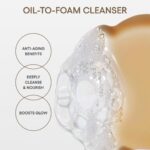 LANEIGE Perfect Renew Nourishing Oil-to-Foam Cleanser: 2-in-1 Anti-Aging Face Wash for a Radiant Glow to Remove Makeup, Sunscreen, & Impurities - Image 2