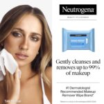 Neutrogena Makeup Remover Wipes Micellar Alcohol-Free Face Towelettes Remove Waterproof Mascara & Oil, Compostable 100% Plant-Based Cloth, Dermatologist & Ophthalmologist Tested, Twin Pack 2 x 25 ct - Image 2