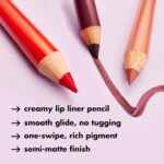 e.l.f. Cream Glide Lip Liner, Highly-Pigmented Pencil For Shaping & Sculpting Lips, Semi-Matte Finish, Vegan & Cruelty-Free, Pinky Swear - Image 2
