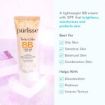 pūrlisse Perfect Glow BB Cream with SPF 30 - Matte Meets Dewy Finish - Enriched with Goji & Hawthorn Berry to Help Improve Skin Texture & Radiance - Fair (1.4 oz) - Image 2